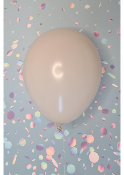 Kum Beji Retro Renk Balon 10 Adet - 12 Inc 30 cm Parti Balonu