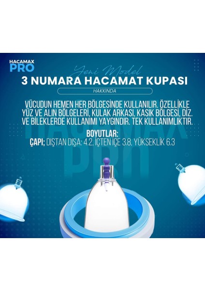 3 cm 100 Adet Kupa + Pompa