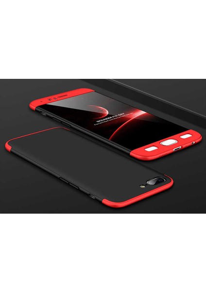 One Plus 5 Uyumlu Kılıf 3 Parçalı Sert Ays Kapak