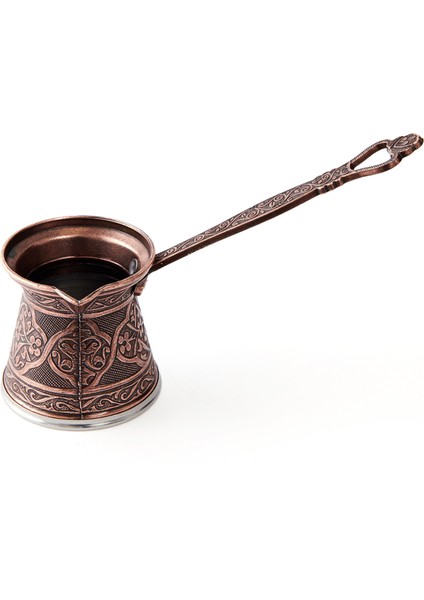 Desenli Cezve No:2 - Kahverengi - 110 ml