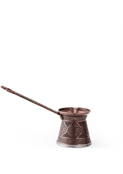 Desenli Cezve No:2 - Kahverengi - 110 ml