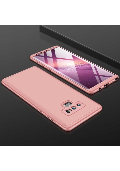 - Galaxy Note 9 - Kılıf 3 Parçalı Parmak Izi Yapmayan Sert Ays Kapak