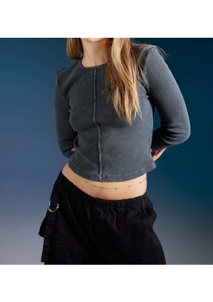 Uzun Kollu Kadın T-Shirt 2810