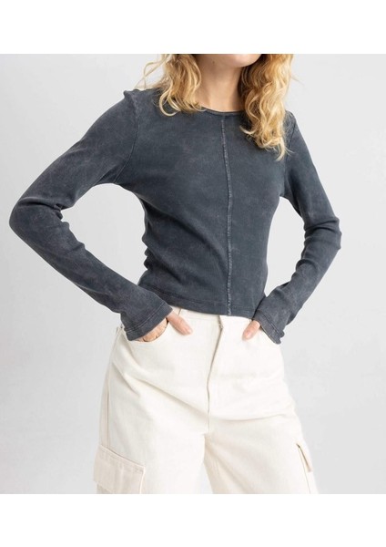 Uzun Kollu Kadın T-Shirt 2810 modelleri