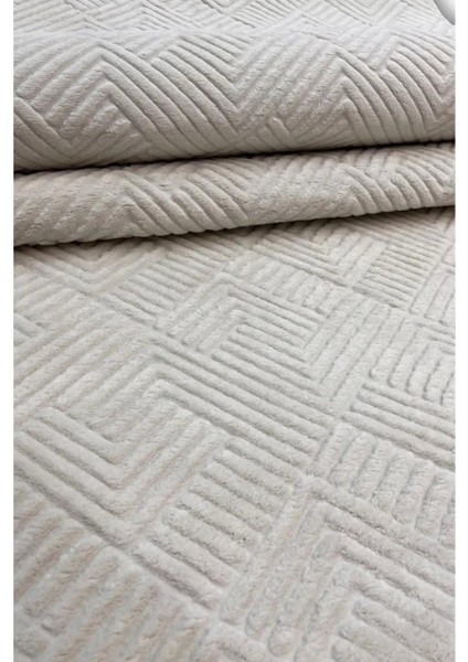 Rölyef Aden Krem Kaymaz Halı modelleri