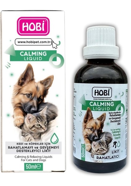 Calming Liquid Kedi ve Köpekler Için Rahatlacı Sıvı 50 ml