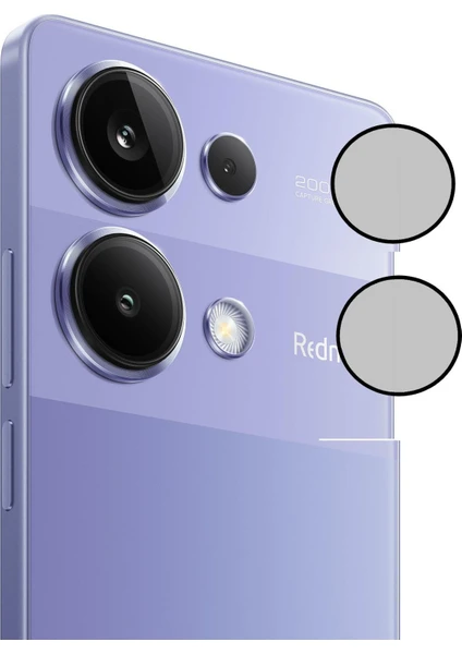 ECR MOBILE Redmi Note 13 Pro 4G Esnek Nano Kamera Lens Koruyucu (1 Set)