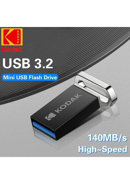 K133 Süper Hızlı 3.2 140Mbs Gen1 128Gb.Orjinal Mini Usb Flash Bellek Ultra Hızlı