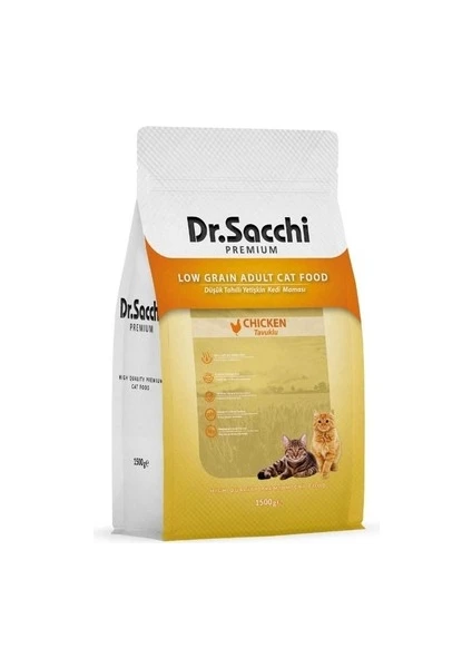 Dr. Sacchi Dr.sacchi Yetişkin Tavuklu Kedi Maması 1.5 kg