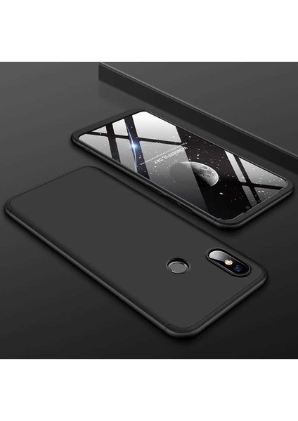 - Xiaomi Mi 8 Se - Kılıf 3 Parçalı Parmak Izi Yapmayan Sert Ays Kapak