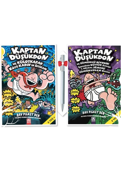 Kaptan Düşükdon - 2 Kitap - Dav Pilkey