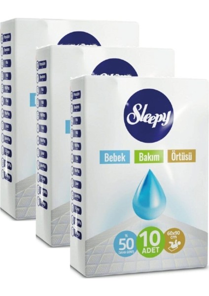 Bebek Bakım Örtüsü 10'lu 3 Paket