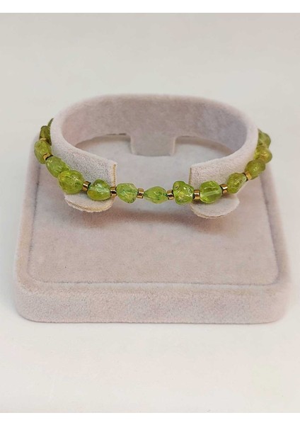 Peridot (Zebercet) Taşı Tasarım Bileklik (47122) fiyatları
