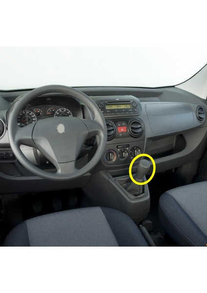 Peugeot Bipper 2008-2016 Vites Topuzu Siyah 5 Ileri Manuel