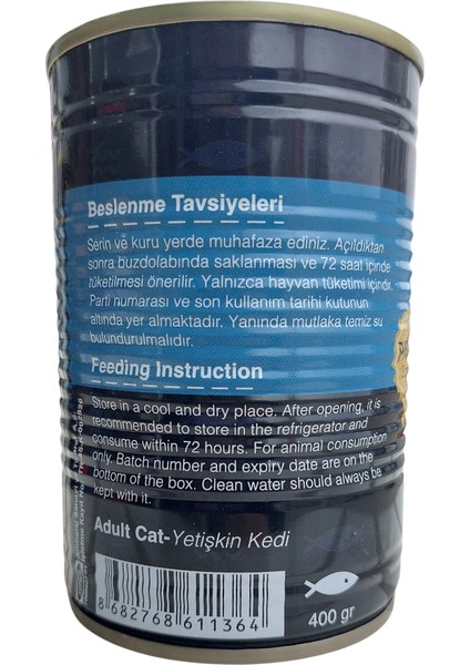 Willy Pet Fish Balıklı 400GR. Pate Ezme X4 Adet