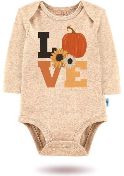 3'lü Organik"love-Sunshine" Baskılı Uzun Kollu Bebek Body Zıbın UZUN-GÜNEŞ-BEJ-EKRU-120-9 modelleri