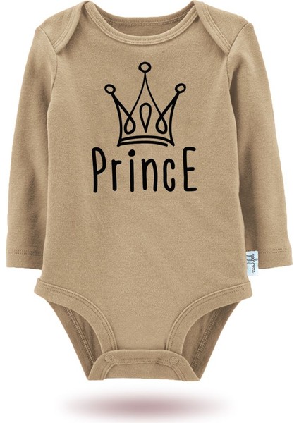 3'lü Organik"aslan Prens" Baskılı Uzun Kollu Bebek Body Zıbın UZUN-BEJ-KAHVE-GÜNEŞ276-754 modelleri