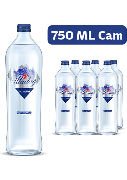 Su Cam Şişe 750 ml Paket Su