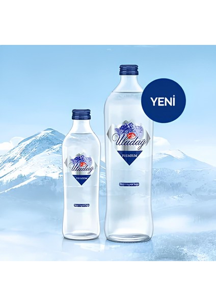 Su Cam Şişe 750 ml Paket Su