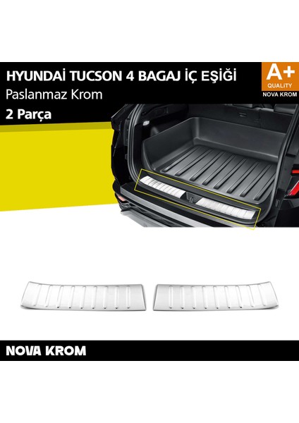 Hyundai Tucson 4 Krom Bagaj Iç Eşiği 2021-2024