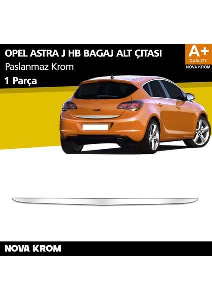 Opel Astra J Hb Krom Bagaj Alt Çıta 2010-2015