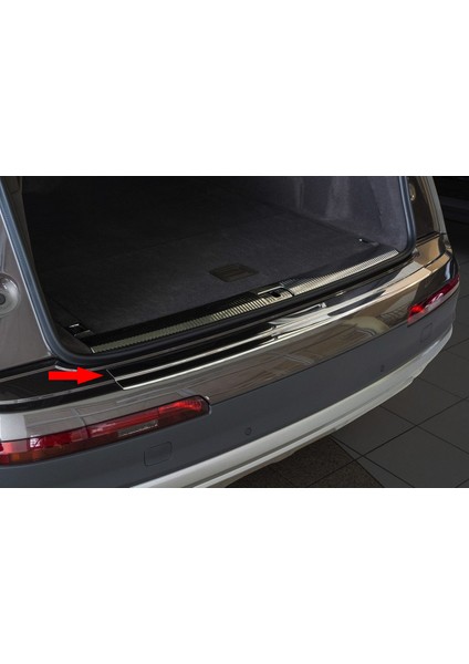 Audi Q7 Krom Arka Tampon Eşiği 2015 Üzeri