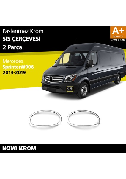 Mercedes Sprinter W906 Krom Sis Çerçevesi 2 Prç. 2013-2018