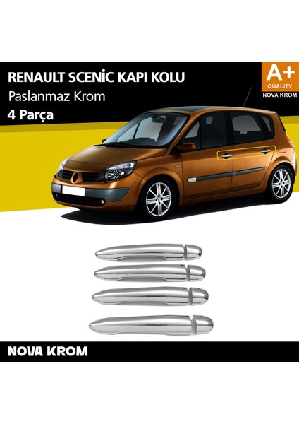 Renault Scenic 2 Krom Kapı Kolu 4 Kapı 2003-2009