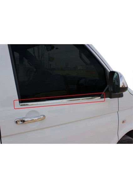 Vw T5 Caravelle Krom Cam Çıtası 2 Prç 2004-2015