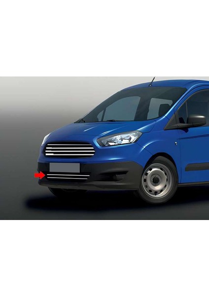 Ford Courier Krom Ön Tampon Çıta 2 Prç. Orj Model Geniş Model 2014-2017