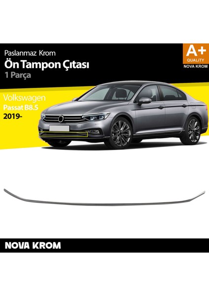 Vw Passat B8.5 Krom Ön Tampon Çıtası 2019-2023