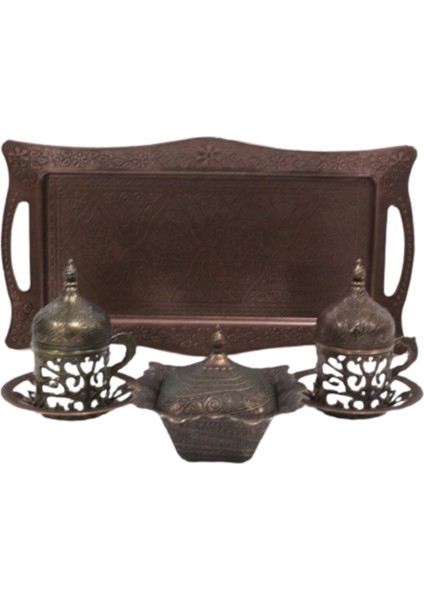 2 Kısılık Eskıtme Fincan Takımı Kahve Fincanları modelleri