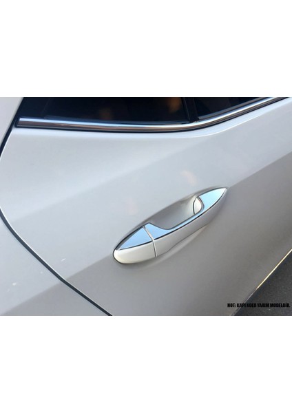 Toyota Corolla Krom Kapı Kolu Yarım Model 4 Prç. 2013-2018