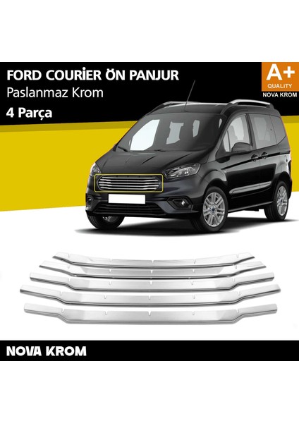 Ford Courier Krom Ön Panjur 5 Prç. 2018-2023