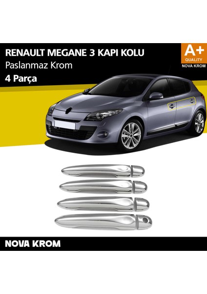 Renault Megane 3 Krom Kapı Kolu 4 Kapı 2010-2016