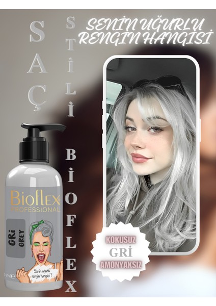 Natural Hair Color Amonyaksız Gri Saç Boyası