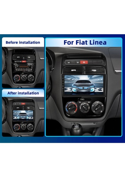 Fiat Linea Android Multimedya 2GB/32GB Carplayli 9 Inc Hd IPS Ekran +Kamera Hediye indirimleri