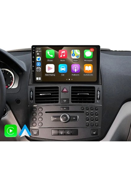 Mercedes Benz C Class Android Multimedya Carplay 9 Inc Hd IPS Ekran 4GB/64GB Kamera Hediyeli modelleri