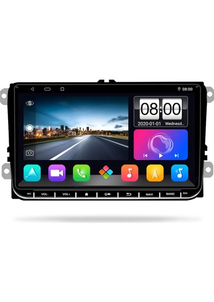 Volkswagen Android Multimedya 4GB-64GB 9 Inc Hd IPS Carplay Jetta-Passat -Golf-Skoda- Seat fiyatları