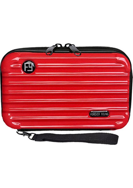 Çok Renkli Çok Fonksiyonlu 7 Inç Küçük Bavul Kozmetik Çantası C (Yurt Dışından)