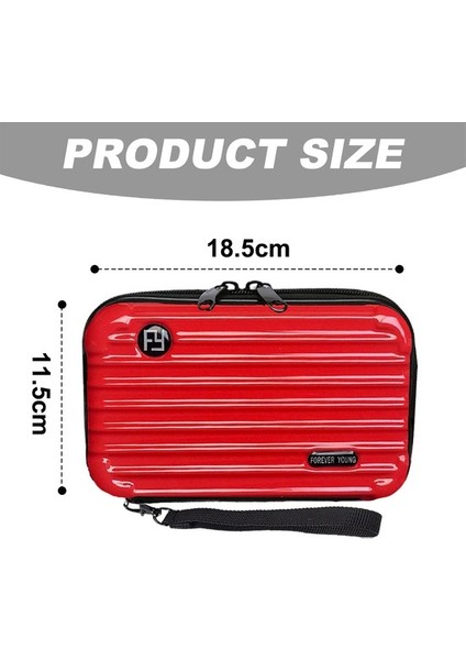 Çok Renkli Çok Fonksiyonlu 7 Inç Küçük Bavul Kozmetik Çantası C (Yurt Dışından) modelleri