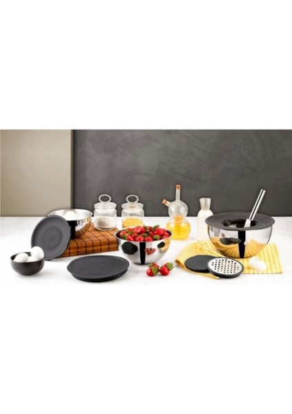 Özlife 8 Parça Saklama Kabı Karıştırma Kabı ve Rende Seti fırsatları