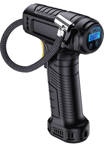 120W Kablosuz Basınç Göstergeli Mini Hava Pompası Kompresör