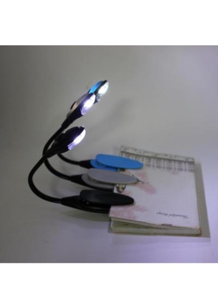 Pratik Kıskaçlı Bükülebilir LED Kitap Okuma Lambası Karışik Renk fiyatları