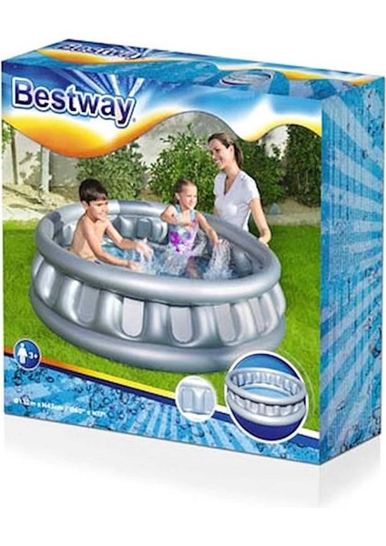 Nessi World KTYRA52 Nessiworld Bestway Jumbo Metalik Renk Havuz