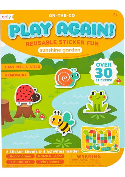 Ooly Play Again Mini Taşınabilir Aktivite Kiti - Sunshine Garden