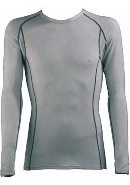 Erkek Gri Bodywarmer Uzun Kollu Üst Içlik 5bodt