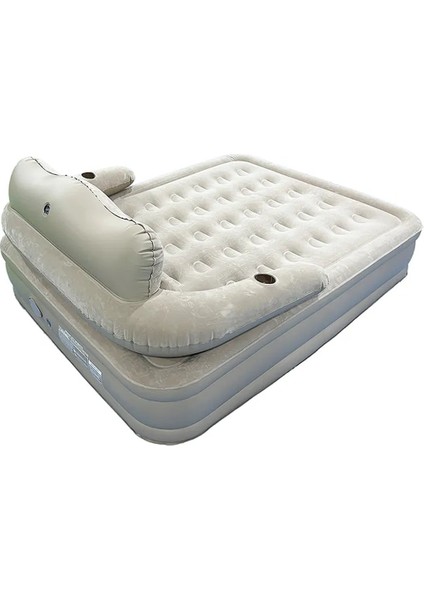 - Double King Başlıklı Otomatik Şişen Dahili Pompalı Çift Kişilik Şişme Yatak - 203*152*40CM indirimleri