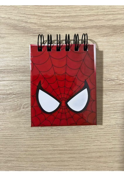 Spiderman Mini 3D Baskı Kapak Not Defteri 50 Sayfa