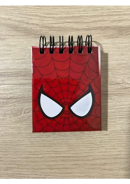 Cuppy Box Spiderman Mini 3D Baskı Kapak Not Defteri 50 Sayfa